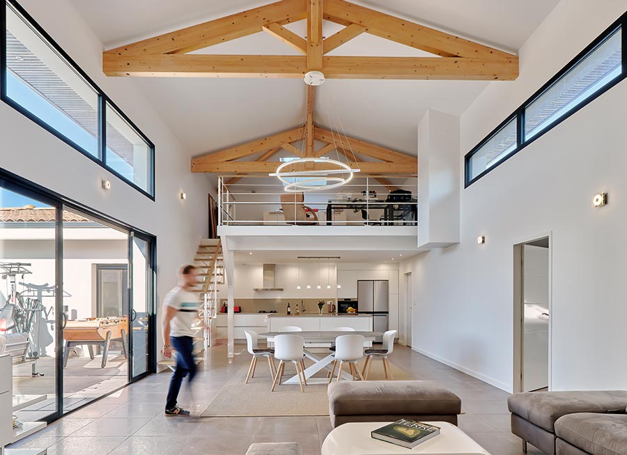 Photo d'un intérieur d'une maison rénovée par un architecte d'intérieur