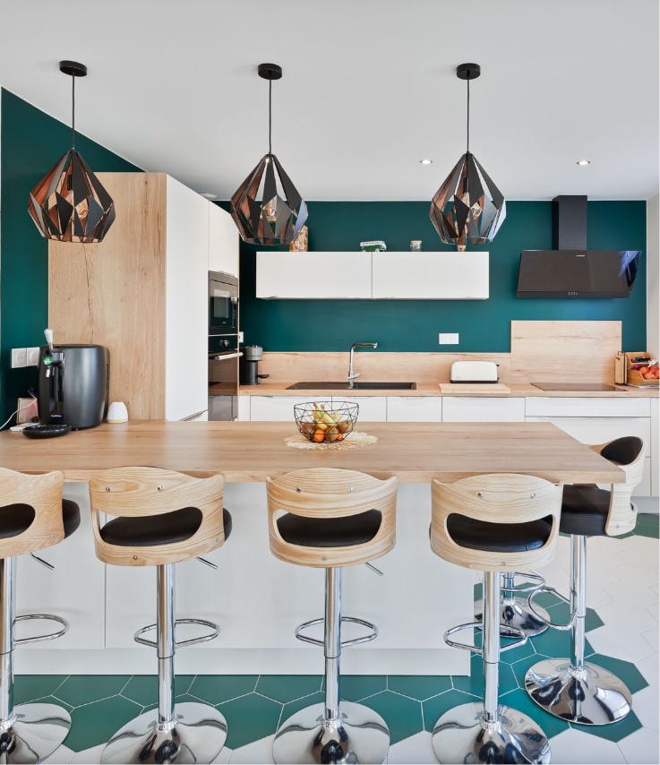 Photo d'un intérieur d'une maison rénovée par un architecte d'intérieur