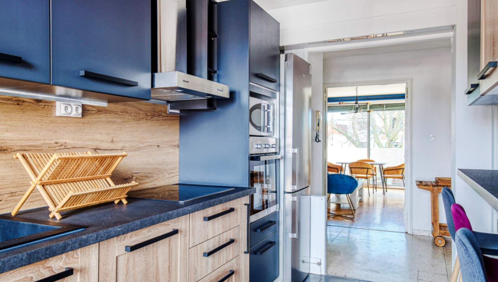 Illustration Appartement Bleu